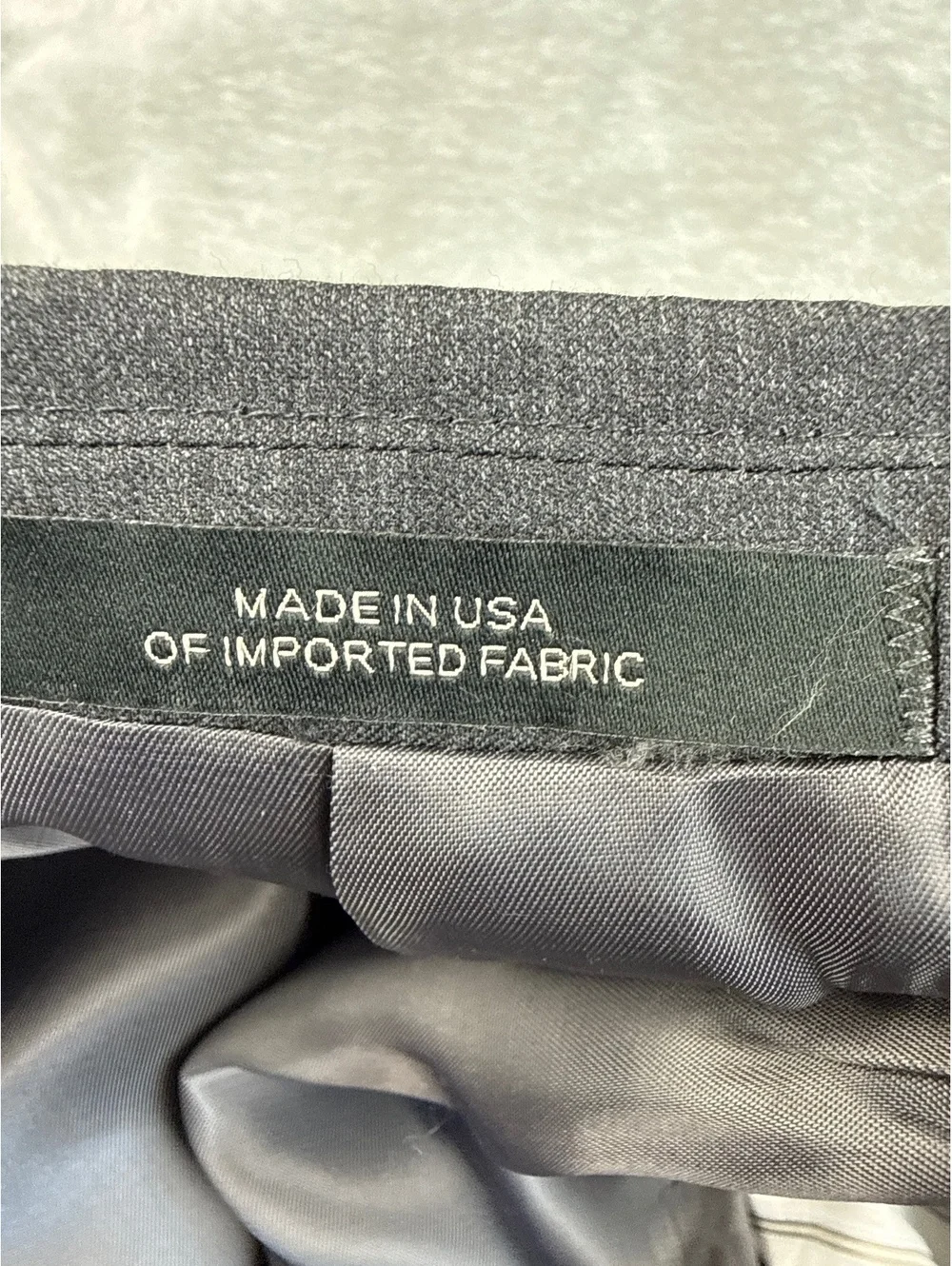 Saks Fifth Ave BLACK Ermenegildo Zegna Wool Silk Sportcoat 44L Gray Slim Fit USA